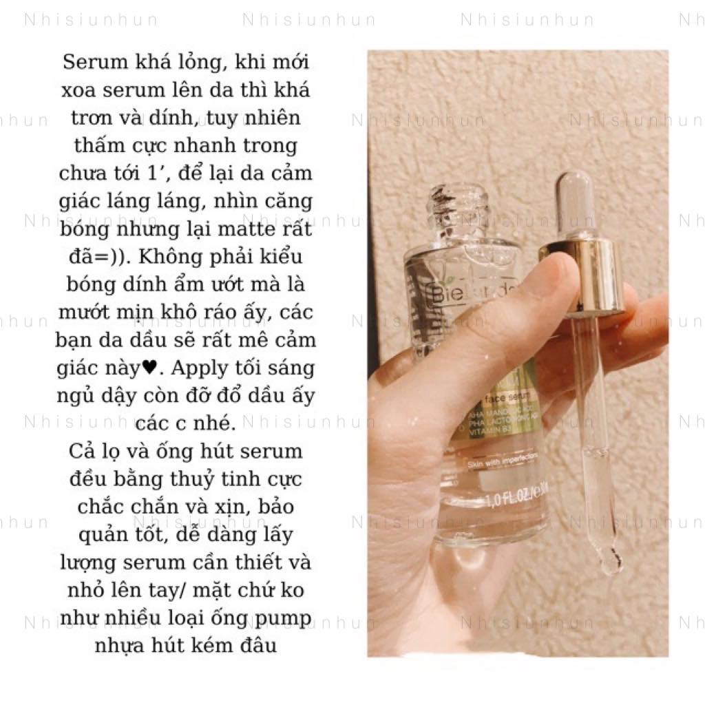 Tinh chất serum dưỡng da và  nước hoa hồng Bielenda