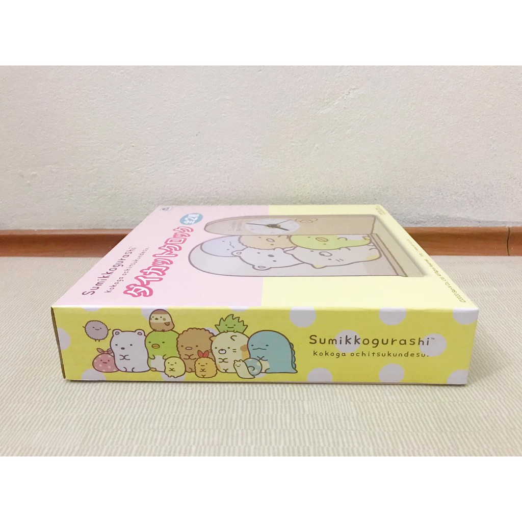 SAN-X - Full box Bộ Die-cut Clock hình các nhân vật Sumikko Gurashi