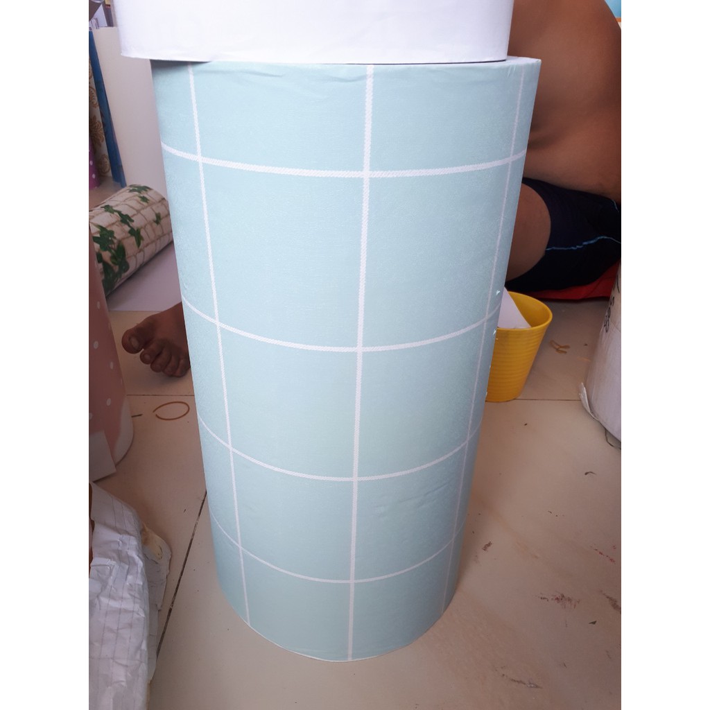 Decal Giấy Dán Tường PVC 45cm Rộng  - Ô VUÔNG TO GG027