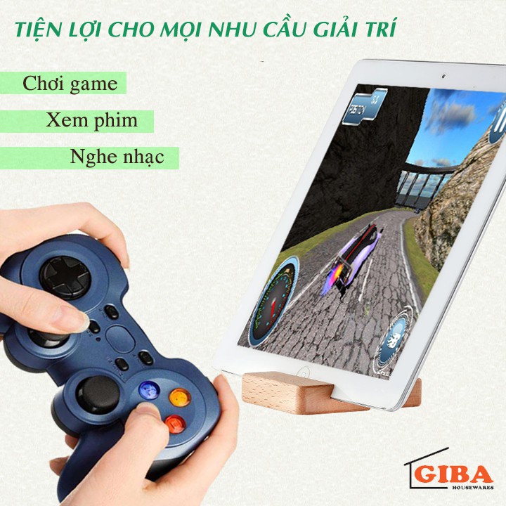 Giá đỡ, kệ điện thoại iphone / ipad - gỗ beech (3 kiểu) - GIBA