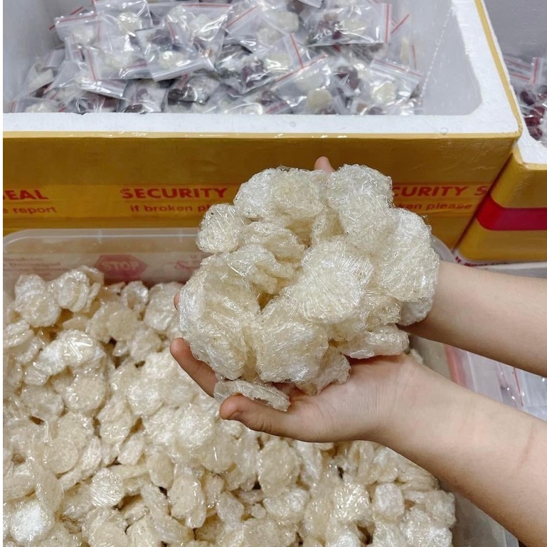 Yến viên nguyên chất, yến vụn baby cho mẹ và bé yến tinh chế mix sẵn đồ chưng tặng kèm đường phèn