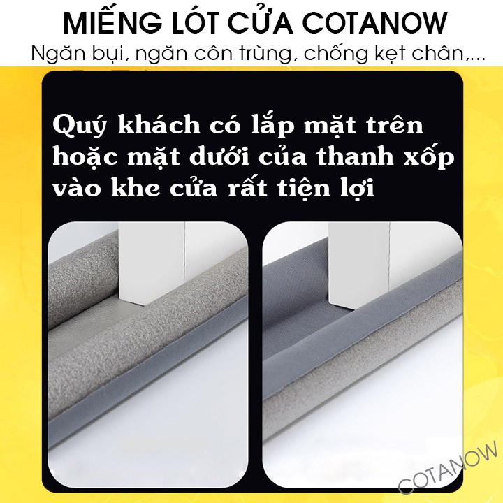 Miếng Lót Cửa - Thanh Xốp Chặn Khe Cửa COTANOW