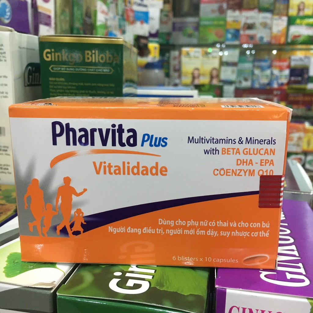 Pharvita Plus Bổ Sung Vitamin Và Khoáng Chất 60v | BigBuy360 - bigbuy360.vn