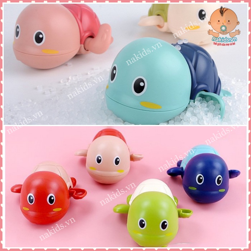 Đồ Chơi Vặn Cót Thả Bồn Tắm Cá Heo, Vịt, Rùa Bơi Ngộ Nghĩnh Cho Bé