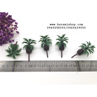 Cây cọ nhỏ trang trí nhà mô hình que kem