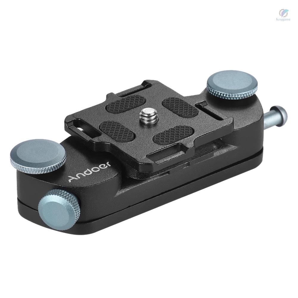 ANDOER Kẹp Khóa Thắt Lưng Tháo Lắp Nhanh Bằng Kim Loại Cho Máy Ảnh DSLR Max Sức Chứa Lớn 20kg