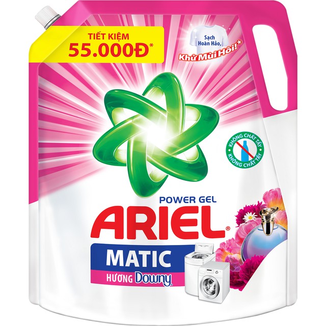 [ GIÁ HỦY DIỆT ]  Ariel Matic nước giặt Túi 2.15kg [ VPP GIÁ XƯỞNG ]