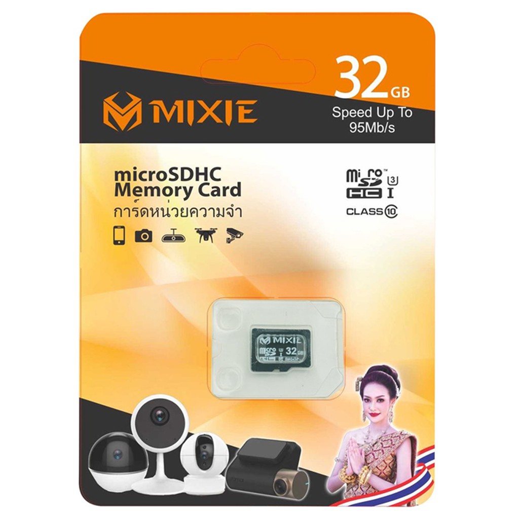 THẺ NHỚ 32GB MIXIE U3 CHÍNH HÃNG BẢO HÀNH 36 THÁNG - DÙNG CHO CAMERA IP WIFI IMOU EZVIZ KBONE C6N H21P, CAM HÀNH TRÌNH