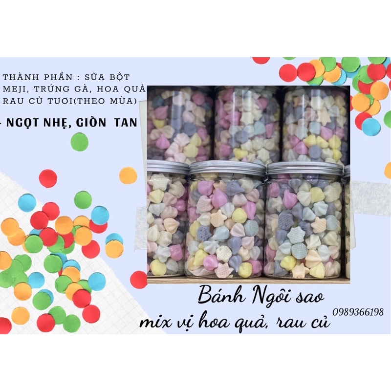 Bánh ăn dặm handmade cho bé từ 6 tháng trở lên( Có gói mini dùng thử)