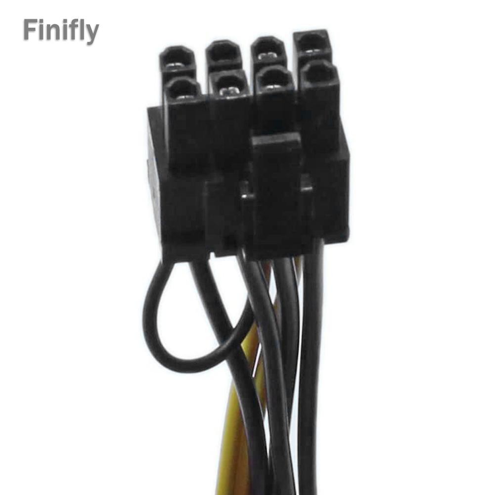 Cáp Chuyển Đổi Finifly 8 Inch 15 Pin Sata Sang 8 Pin (6 + 2) Pci-E Cho Card Đồ Họa