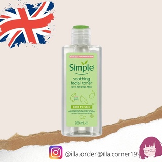 [BILL UK] Nước Hoa Hồng Cân Bằng Da Simple (Cho da nhạy cảm, mọi loại da)