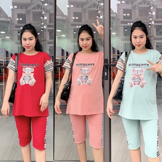 Bộ quần áo lửng mặc nhà cho mẹ bầu