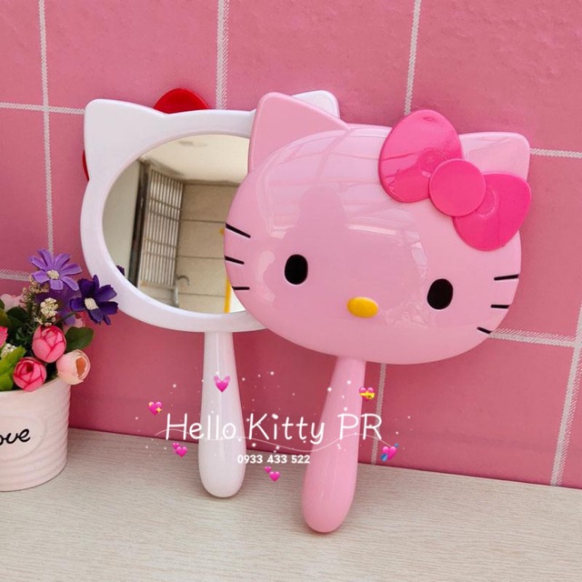 GƯƠNG CẦM TAY HELLO KITTY