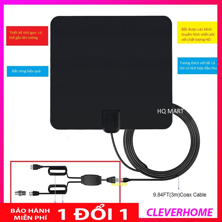 DÀN ANTEN- TV kỹ thuật số trong nhà ,ăng ten truyền hình miễn phí cho TV kỹ thuật số DVB-T2