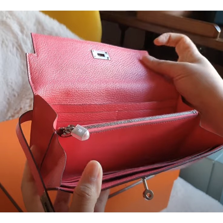 Phụ kiện khoá ví kelly classic wallet luxury -  dụng cụ làm đồ da cao cấp