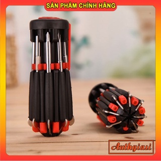 Bộ tua vít đa năng vặn ốc vít 8 trong 1 có đèn led screwdriver