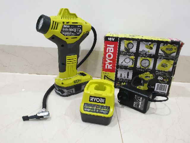 Bơm lốp ô tô Ryobi R18PI