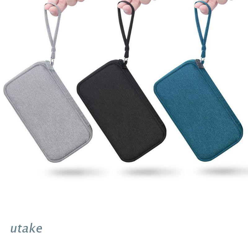 Túi lưu trữ bảo vệ sạc dự phòng/ dây cáp mini bằng polyester bền nhỏ gọn tiện dụng mang theo du lịch