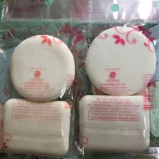 Bông đôi đánh phấn, đánh kem essance