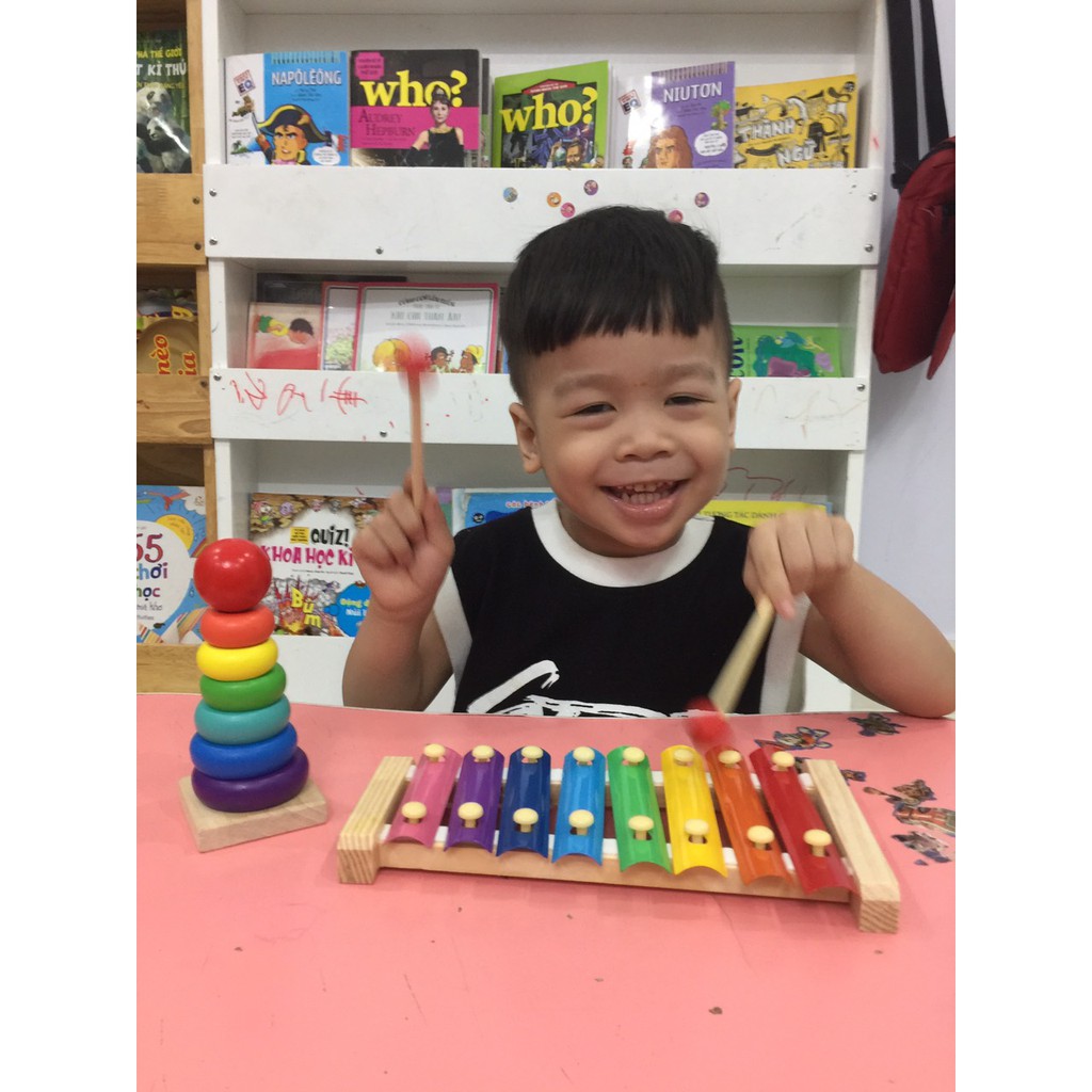 Đàn gõ Xylophone cho bé - Đồ chơi đàn gỗ 8 thanh