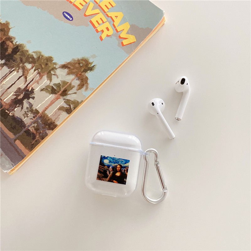 Apple AirPods Pro Airpods Headset Case 1 Airpods 2 Retro Abstract PC Headset Case