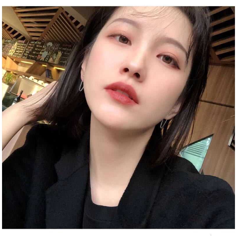 Khuyên Tai Bạc Dây Xích Dài Phong Cách Hàn Quốc 28