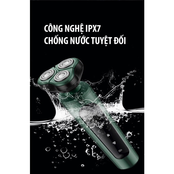 Máy Cạo Râu Đa Năng 4 in1, Dao Cạo Râu, 9D Shaver – Lưỡi Dao Tự Mài, Lưỡi Cạo Sắc Bén Chuẩn Xác Siêu Mỏng