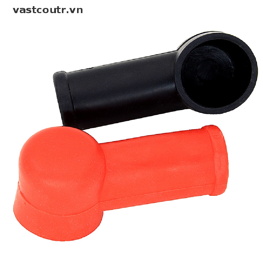 Set 2 vỏ cao su bọc đầu cuối bình ắc quy cho xe hơi/ xe máy