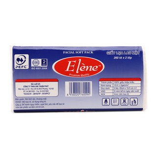 Khăn giấy lụa Elène 260 tờ ( 2 lớp )
