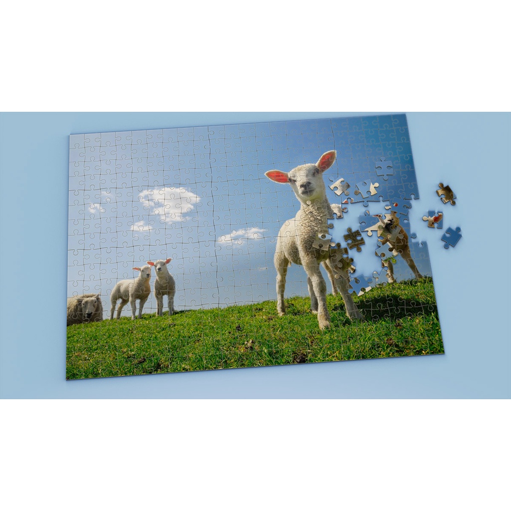 Tranh ghép hình SHEEP - Mẫu 4 - Nhận in theo yêu cầu