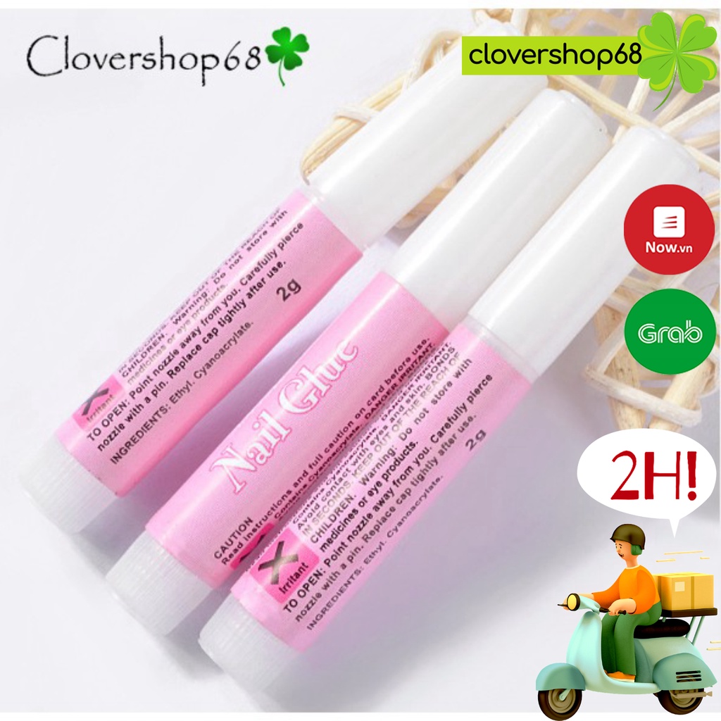 Keo gắn móng giả 2g - Dụng cụ làm móng  Clovershop68