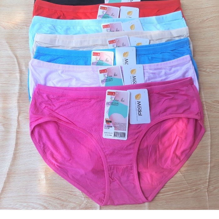 Quần lót nữ big size 3XL 4XL chất coton thun lạnh Q8008 cạp trễ thấp mềm mát cho người 60kg 100kg 90kg 70kg 80kg mặc vừa