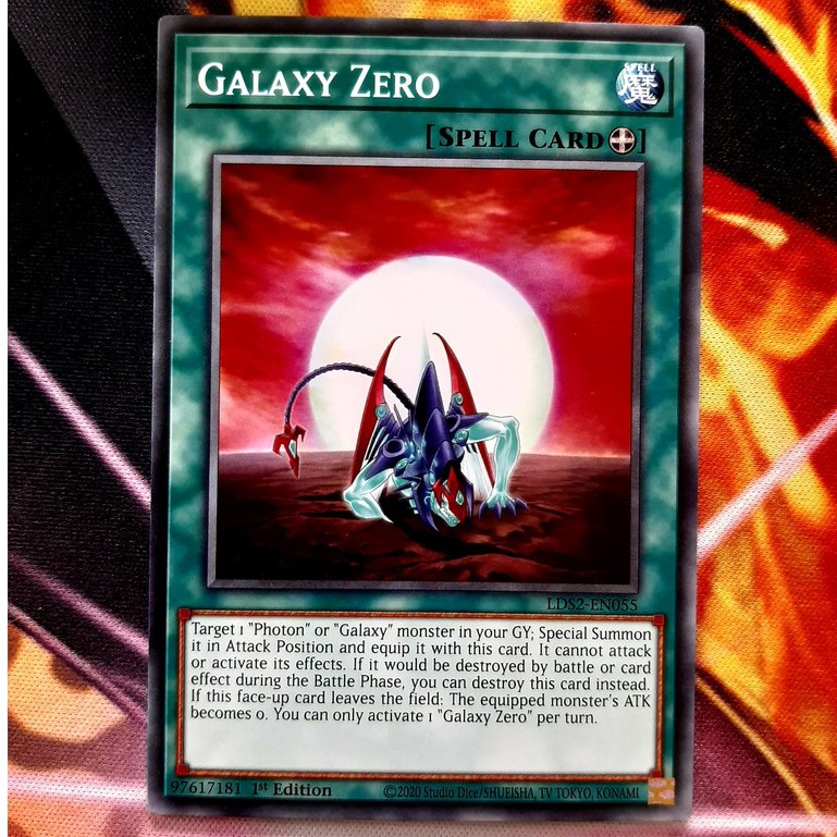 THẺ BÀI YUGIOH - SPELL -Galaxy Zero - LDS2-EN055 - Common