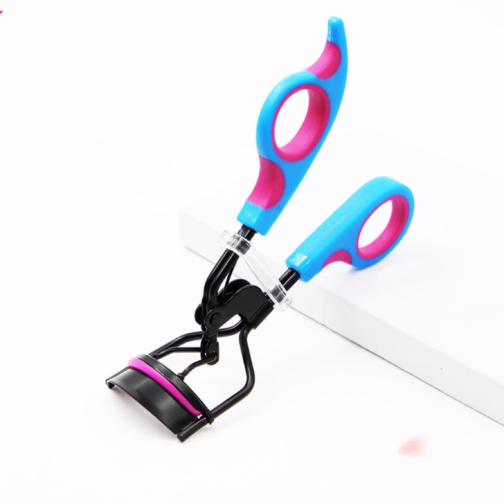 Set 2 chiếc kẹp bấm mi nhựa không đau không cộm mắt làm cong mi
