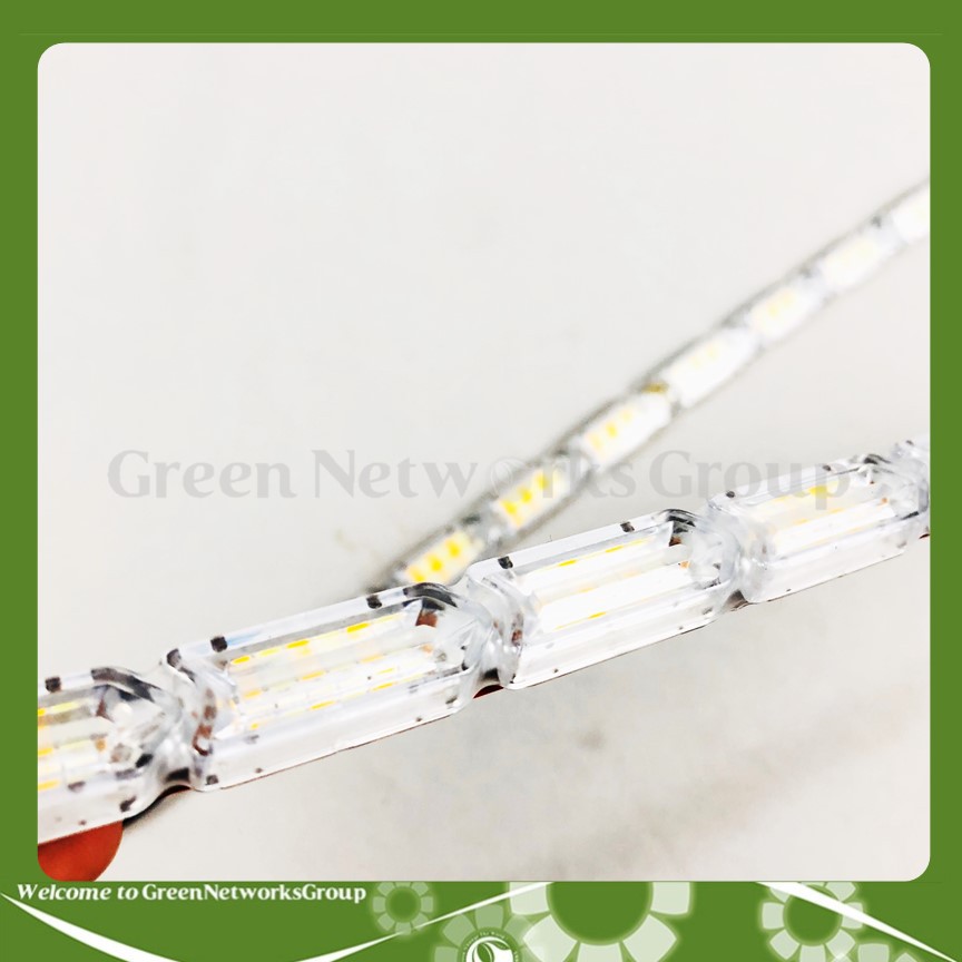 Đèn led dây dán 1 dãy 10 bóng mũi tên Trắng Vàng với chế độ chớp chạy màu vàng kiểu mũi tên ( 2 chế độ ) Greennetworks
