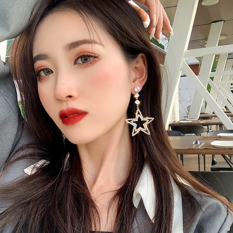 [ĐẸP-ĐỘC-LẠ] BÔNG TAI BẠC 925_HÀN QUỐC_NGÔI SAO_ M1310