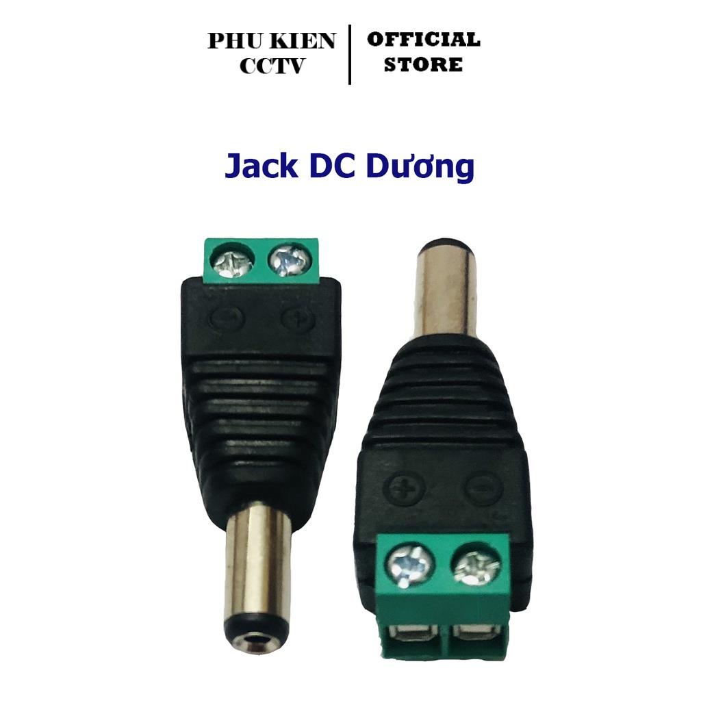 Jack nguồn DC camera loại Vặn Vít, Đầu nối nguồn camera