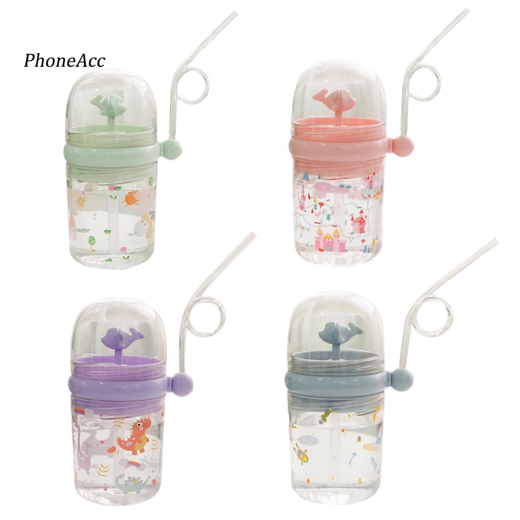 Bình Nước 250ML Kèm Ống Hút An Toàn Thực Phẩm Cho Bé