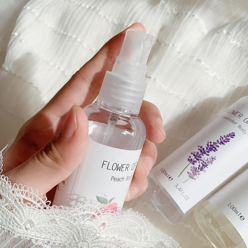 🍑F074 B2 Nước Hoa Nữ, Xịt Thơm Body-Mist Flower Of Story 100ml Siêu Thơm