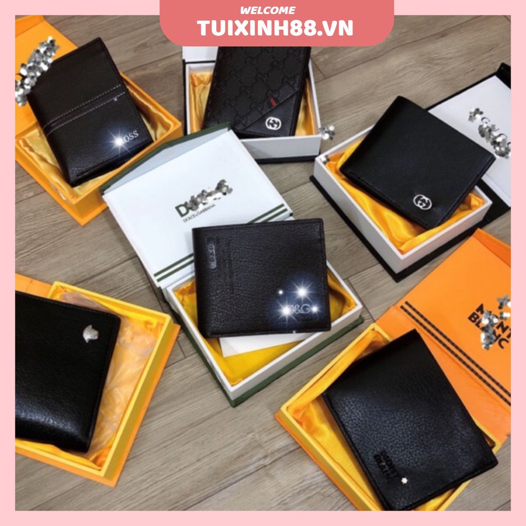 Ví nam hàng hiệu thời trang cao cấp da siêu xịn phong cách trẻ trung