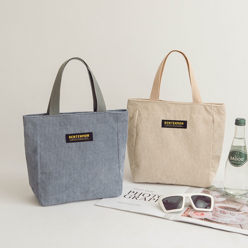 Túi vải sức chứa lớn phong cách Hàn Quốc cho nữ