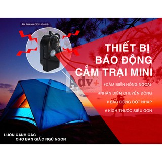 [FREESHIP 20-30K] Báo động hồng ngoại chống đột nhập dùng cho cắm trại dã ngoại du lịch [MUÔN PHƯƠNG SHOP]