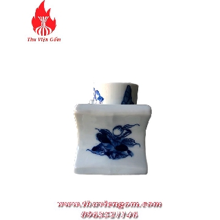 Kỷ thờ sen 3 chén chuẩn Gốm Sứ Bát Tràng