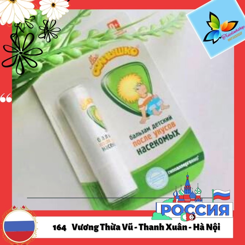 Son muỗi Nga cho bé từ 0 tuổi 28gr Hacecombix