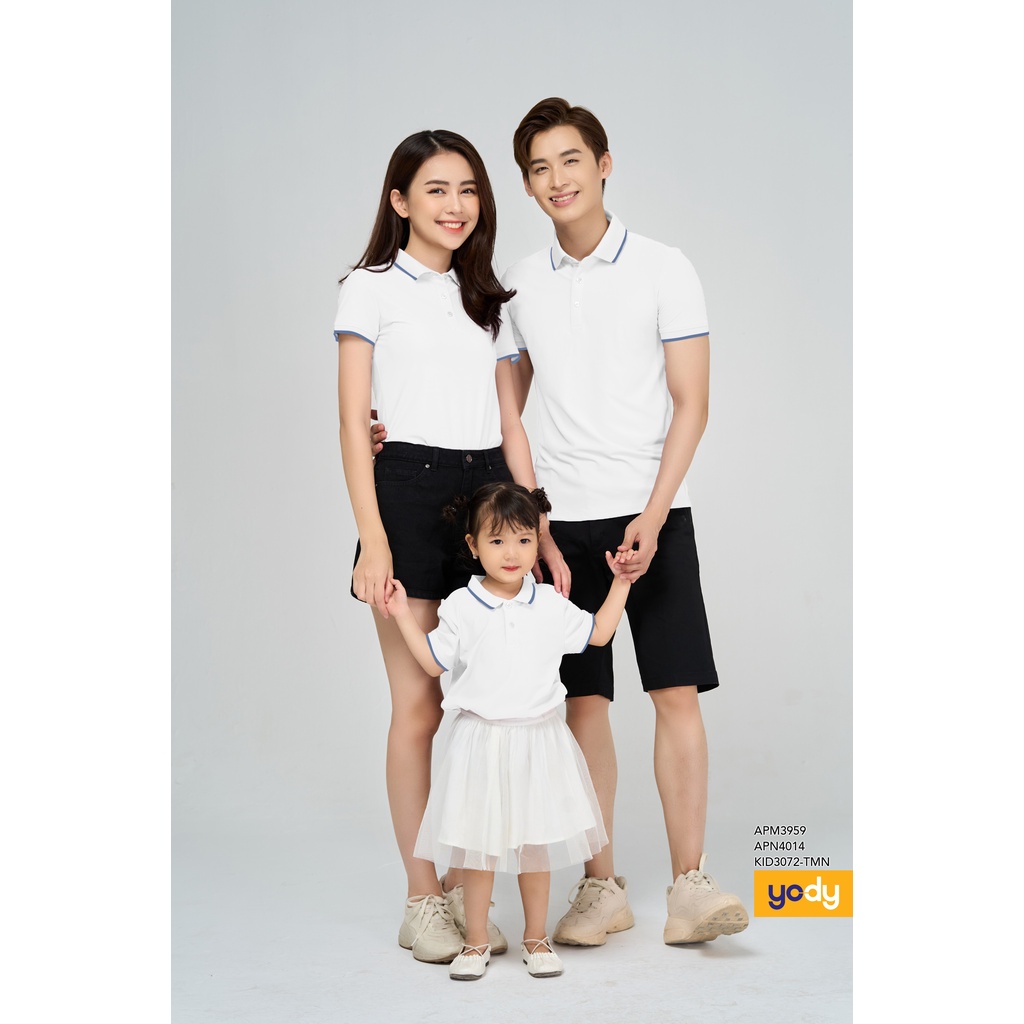 Áo polo trẻ em YODY bé trai bé gái mềm mịn thoáng mát co giãn tốt - KPS32