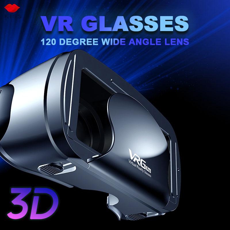 Virtual Reality Glasses 3D VR Glasses VRG PRO Head-Mounted Focus Adjustment Home Movies Multifunctional Portable