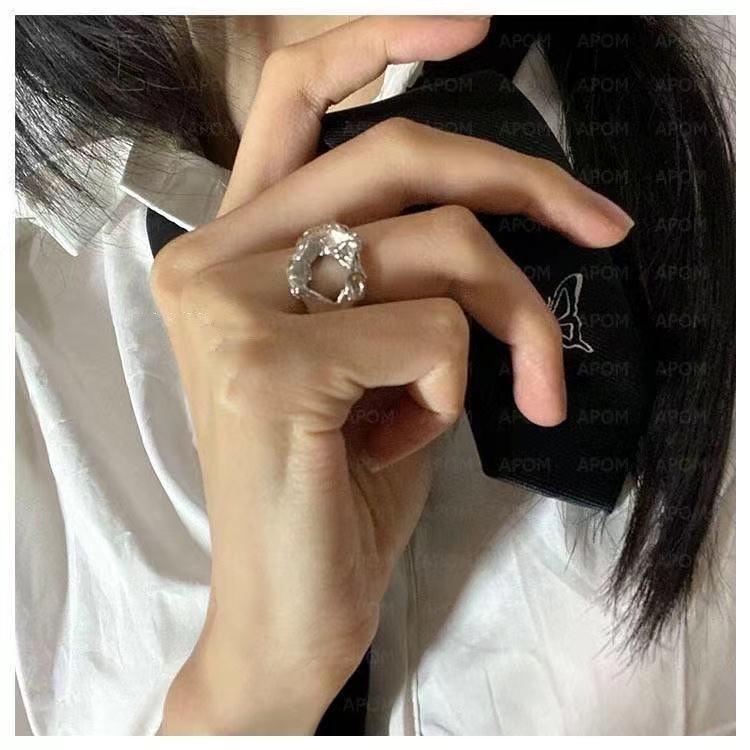 Nhẫn hở hình dạng độc đáo có thể điều chỉnh phong cách cổ điển thời trang