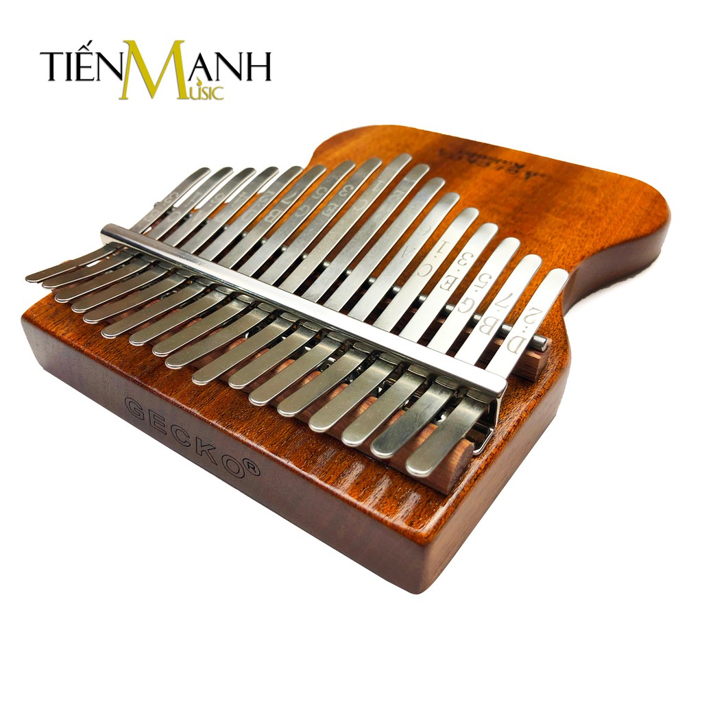 [Khắc Phím] Đàn Kalimba Gecko 17 Phím K17MAP - Tone C, Gỗ Mahogany (Cam kết 100% Chính hãng nhập khẩu Tiến Mạnh Music)