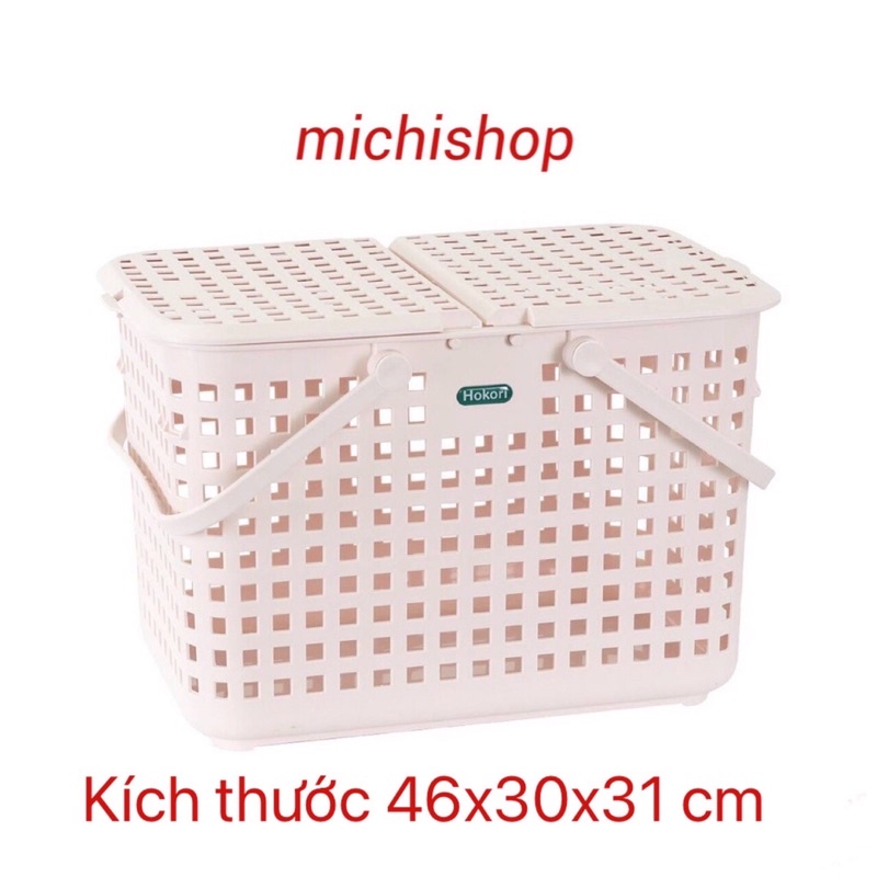 Làn Đi Sinh Cho Mẹ Cỡ Đại Có Nắp Mẫu Mới Hokori Việt Nhật, Giỏ Đựng Đồ Đi Sinh Chính Hãng Cho Mẹ Và Bé