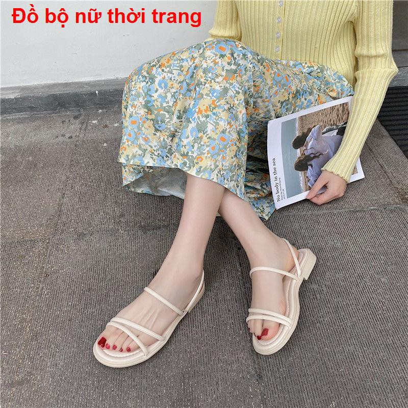 sandalSandals nữ kiểu cổ tích hè 2021 Áo khoác ngoài mới Phiên bản Hàn Quốc của sinh viên nổi tiếng mạng hoang